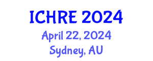 International Conference on Human Reproduction and Embryology (ICHRE) April 22, 2024 - Sydney, Australia
