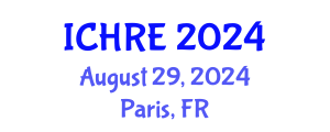 International Conference on Human Reproduction and Embryology (ICHRE) August 29, 2024 - Paris, France