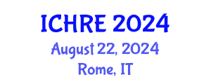 International Conference on Human Reproduction and Embryology (ICHRE) August 22, 2024 - Rome, Italy