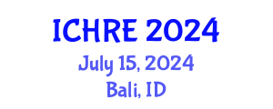 International Conference on Human Reproduction and Embryology (ICHRE) July 15, 2024 - Bali, Indonesia