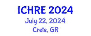 International Conference on Human Reproduction and Embryology (ICHRE) July 22, 2024 - Crete, Greece