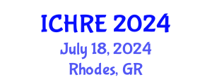 International Conference on Human Reproduction and Embryology (ICHRE) July 18, 2024 - Rhodes, Greece