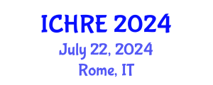 International Conference on Human Reproduction and Embryology (ICHRE) July 22, 2024 - Rome, Italy