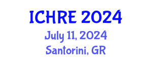International Conference on Human Reproduction and Embryology (ICHRE) July 11, 2024 - Santorini, Greece