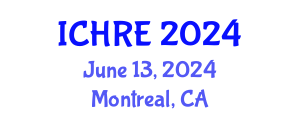 International Conference on Human Reproduction and Embryology (ICHRE) June 13, 2024 - Montreal, Canada