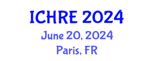 International Conference on Human Reproduction and Embryology (ICHRE) June 20, 2024 - Paris, France
