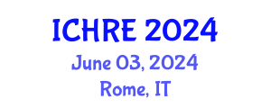 International Conference on Human Reproduction and Embryology (ICHRE) June 03, 2024 - Rome, Italy