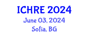 International Conference on Human Reproduction and Embryology (ICHRE) June 03, 2024 - Sofia, Bulgaria
