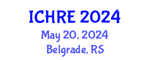 International Conference on Human Reproduction and Embryology (ICHRE) May 20, 2024 - Belgrade, Serbia