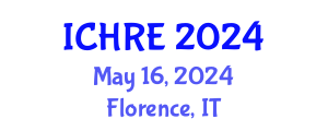 International Conference on Human Reproduction and Embryology (ICHRE) May 16, 2024 - Florence, Italy