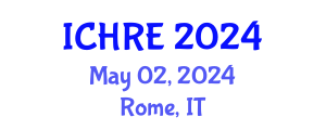 International Conference on Human Reproduction and Embryology (ICHRE) May 02, 2024 - Rome, Italy