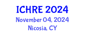 International Conference on Human Reproduction and Embryology (ICHRE) November 04, 2024 - Nicosia, Cyprus