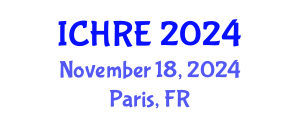 International Conference on Human Reproduction and Embryology (ICHRE) November 18, 2024 - Paris, France