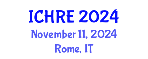 International Conference on Human Reproduction and Embryology (ICHRE) November 11, 2024 - Rome, Italy