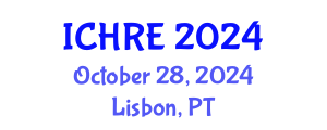 International Conference on Human Reproduction and Embryology (ICHRE) October 28, 2024 - Lisbon, Portugal