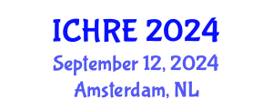 International Conference on Human Reproduction and Embryology (ICHRE) September 12, 2024 - Amsterdam, Netherlands