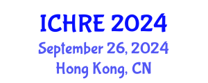 International Conference on Human Reproduction and Embryology (ICHRE) September 26, 2024 - Hong Kong, China