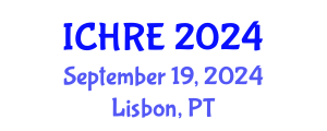 International Conference on Human Reproduction and Embryology (ICHRE) September 19, 2024 - Lisbon, Portugal