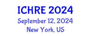 International Conference on Human Reproduction and Embryology (ICHRE) September 12, 2024 - New York, United States