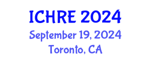 International Conference on Human Reproduction and Embryology (ICHRE) September 19, 2024 - Toronto, Canada
