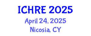 International Conference on Human Reproduction and Embryology (ICHRE) April 24, 2025 - Nicosia, Cyprus