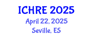 International Conference on Human Reproduction and Embryology (ICHRE) April 22, 2025 - Seville, Spain
