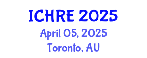 International Conference on Human Reproduction and Embryology (ICHRE) April 05, 2025 - Toronto, Australia