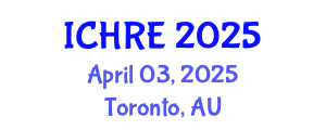 International Conference on Human Reproduction and Embryology (ICHRE) April 05, 2025 - Toronto, Australia