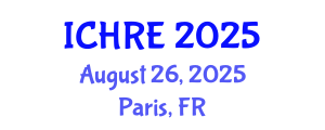International Conference on Human Reproduction and Embryology (ICHRE) August 26, 2025 - Paris, France