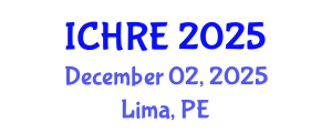 International Conference on Human Reproduction and Embryology (ICHRE) December 02, 2025 - Lima, Peru
