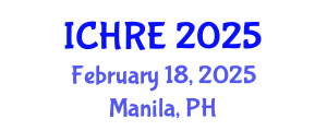 International Conference on Human Reproduction and Embryology (ICHRE) February 18, 2025 - Manila, Philippines