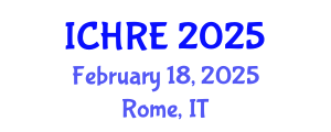 International Conference on Human Reproduction and Embryology (ICHRE) February 18, 2025 - Rome, Italy