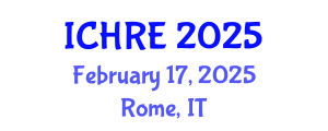 International Conference on Human Reproduction and Embryology (ICHRE) February 17, 2025 - Rome, Italy