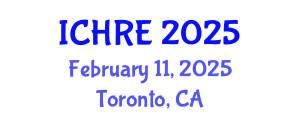International Conference on Human Reproduction and Embryology (ICHRE) February 11, 2025 - Toronto, Canada