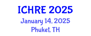 International Conference on Human Reproduction and Embryology (ICHRE) January 14, 2025 - Phuket, Thailand