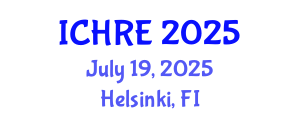 International Conference on Human Reproduction and Embryology (ICHRE) July 19, 2025 - Helsinki, Finland