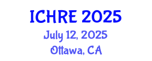 International Conference on Human Reproduction and Embryology (ICHRE) July 12, 2025 - Ottawa, Canada