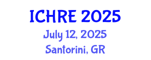 International Conference on Human Reproduction and Embryology (ICHRE) July 12, 2025 - Santorini, Greece