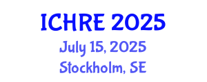 International Conference on Human Reproduction and Embryology (ICHRE) July 15, 2025 - Stockholm, Sweden