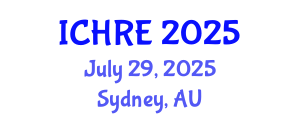 International Conference on Human Reproduction and Embryology (ICHRE) July 29, 2025 - Sydney, Australia