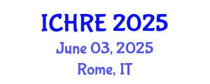 International Conference on Human Reproduction and Embryology (ICHRE) June 03, 2025 - Rome, Italy