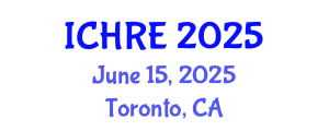 International Conference on Human Reproduction and Embryology (ICHRE) June 15, 2025 - Toronto, Canada