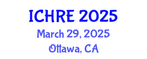 International Conference on Human Reproduction and Embryology (ICHRE) March 29, 2025 - Ottawa, Canada