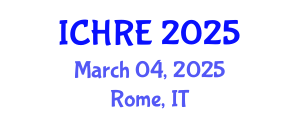 International Conference on Human Reproduction and Embryology (ICHRE) March 04, 2025 - Rome, Italy