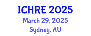 International Conference on Human Reproduction and Embryology (ICHRE) March 29, 2025 - Sydney, Australia