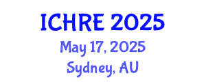 International Conference on Human Reproduction and Embryology (ICHRE) May 17, 2025 - Sydney, Australia