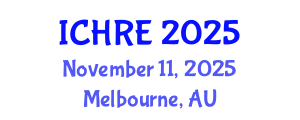 International Conference on Human Reproduction and Embryology (ICHRE) November 11, 2025 - Melbourne, Australia