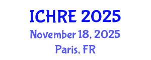 International Conference on Human Reproduction and Embryology (ICHRE) November 18, 2025 - Paris, France