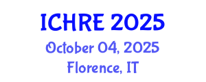 International Conference on Human Reproduction and Embryology (ICHRE) October 04, 2025 - Florence, Italy