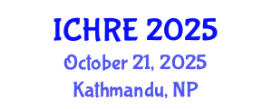 International Conference on Human Reproduction and Embryology (ICHRE) October 21, 2025 - Kathmandu, Nepal